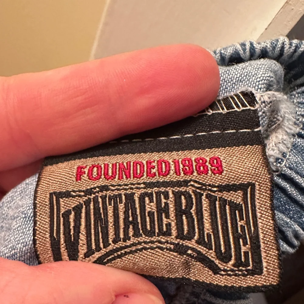 Vintage Blue button up denim Maxi skirt - Picture 4 of 5